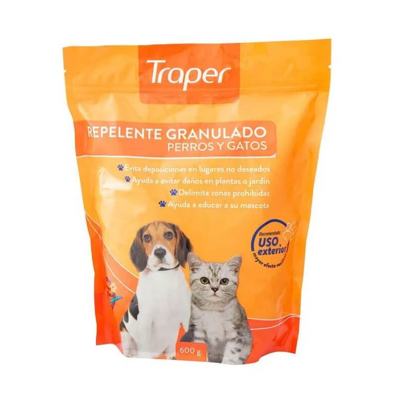 Repelente Granulado Exteriores 600g -Traper