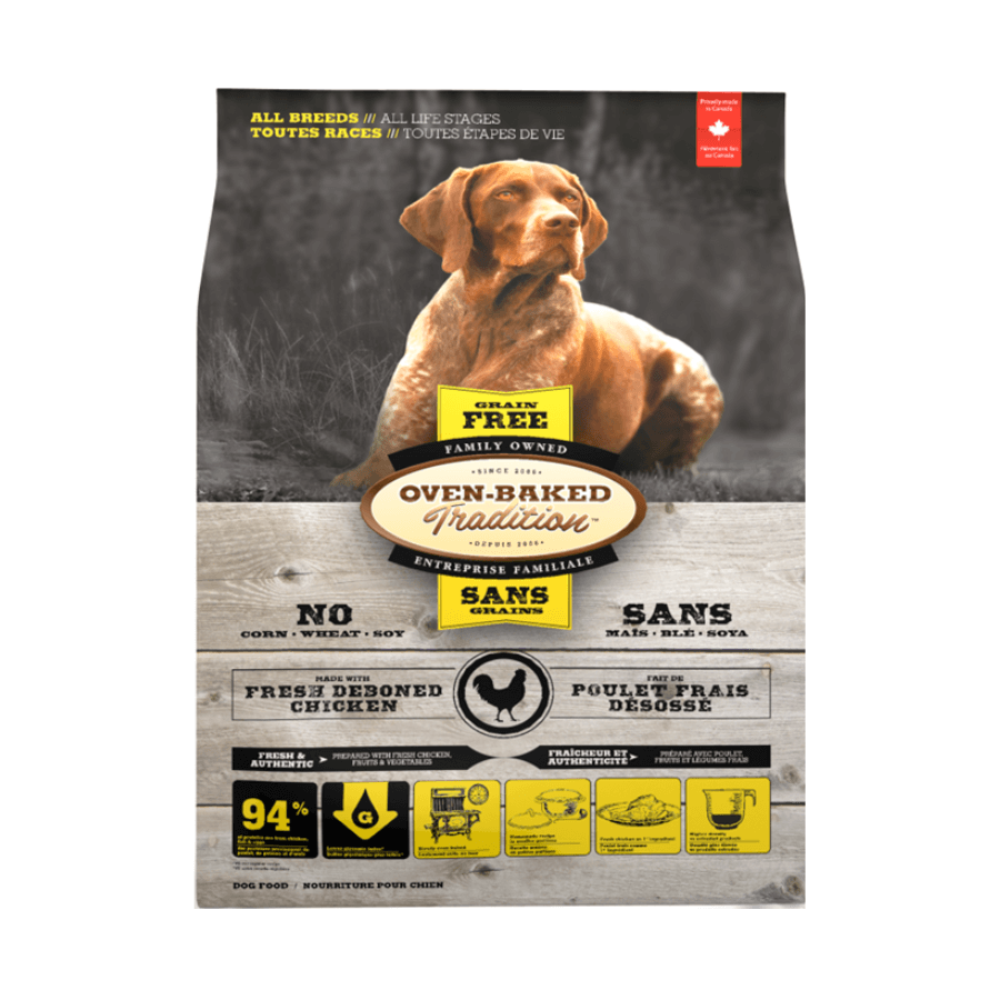 Alimento para Perro 11,3kg Oven Baked Tradition Grain Free - Pollo