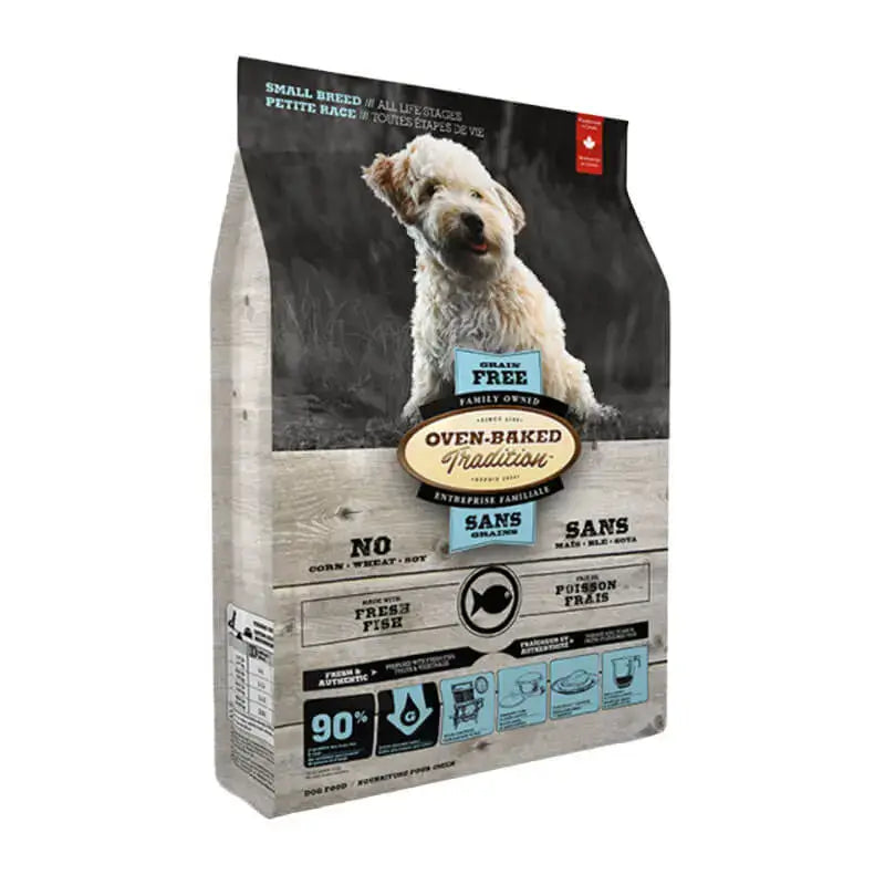 Alimento para 2,27kg Perro Razas Pequeñas Oven Baked Tradition Grain Free- Pescado