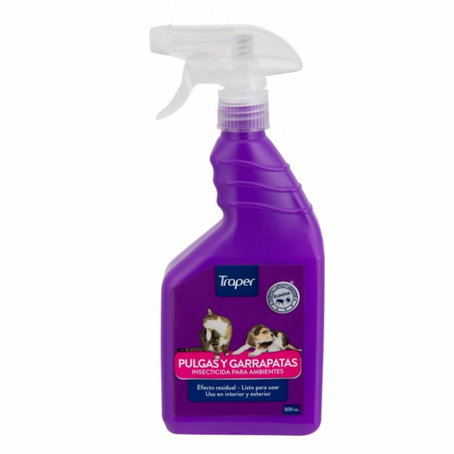 Insecticida Pulgas y Garrapatas 500cc - Traper