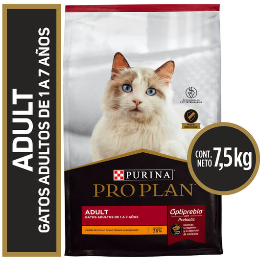 Alimento para Gato Pro Plan Cat Adulto 7,5 Kg