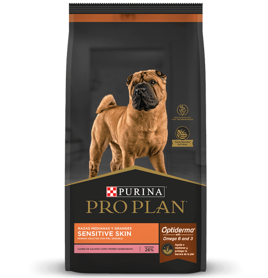 Alimento para Perro Raza Mediana y Grande Pro Plan Dog Sensitive Salmon Skin 12 Kg