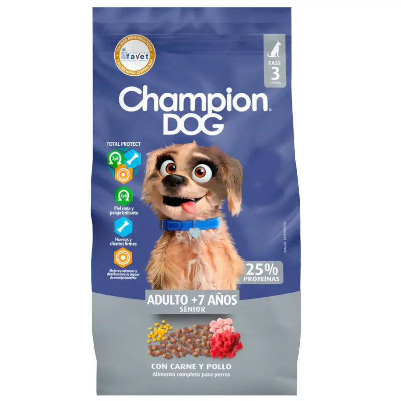 Alimento para Perro Senior 18 Kg - Champion Dog