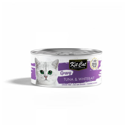 Lata Kit Cat Gravy - Atún y Whitebait 70g