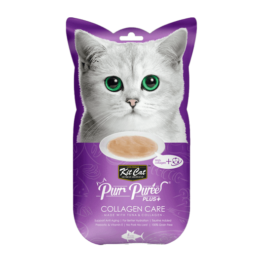 Kit Cat PurrPuree PLUS Atún (4x15g) - Collagen Care