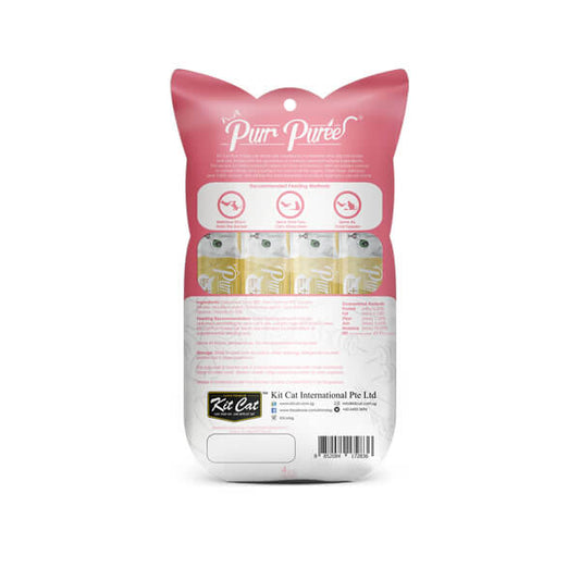 Kit Cat PurrPuree Atún y Salmón (4x15g)
