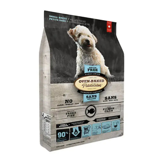 Alimento para 2,27kg Perro Razas Pequeñas Oven Baked Tradition Grain Free- Pescado