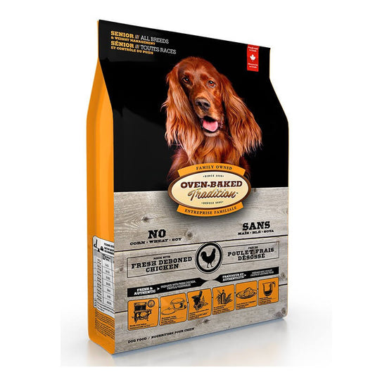 Alimento para Perro 11,3 kg Oven Baked Tradition Senior & Weight - Pollo