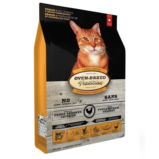 Alimento para Gatos 2,27kg Oven Baked Tradition Senior Cat & Weight Management - Pollo