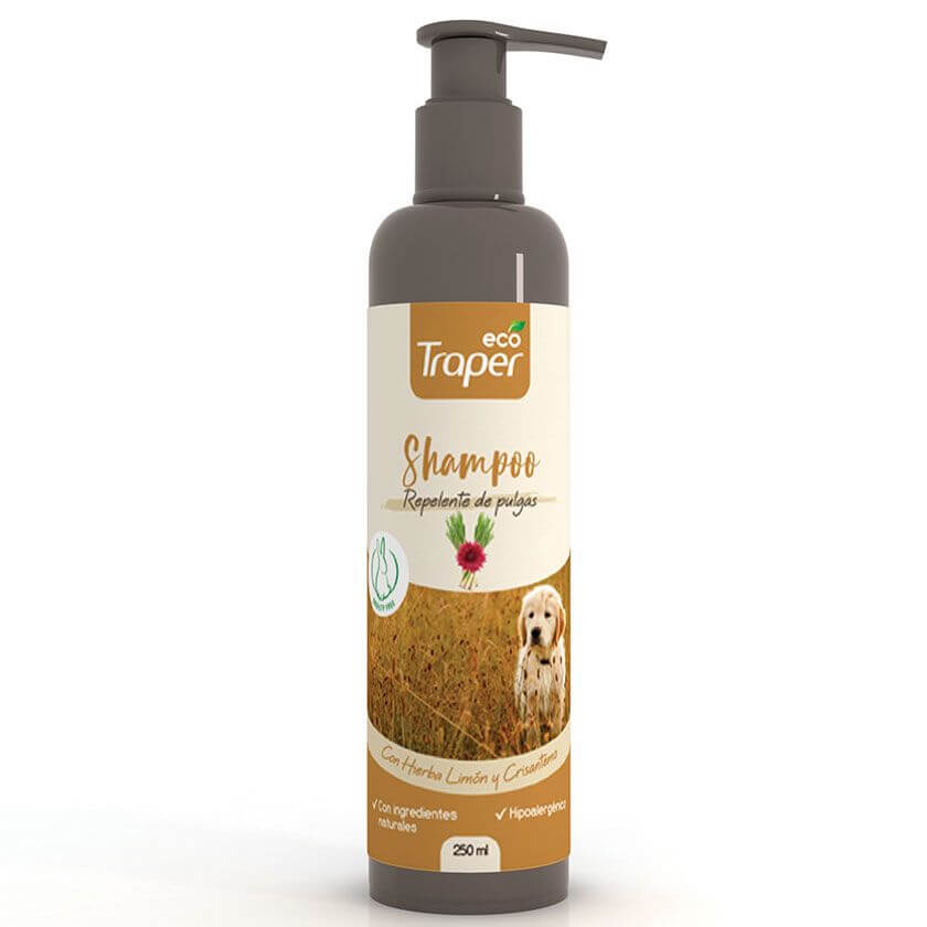 Shampoo Repelente de Pulgas 250ml - Eco Traper