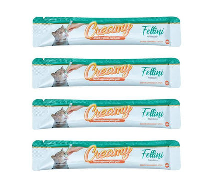 Snack para gatos Creamy Cangrejo y Atún 60g - Fellini