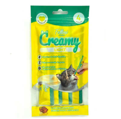 Snack para gatos Creamy Light Pavo Ahumado 60g - Fellini