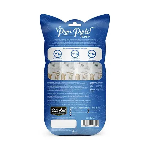 Kit Cat PurrPuree PLUS Pollo (4x15g) - Joint Care