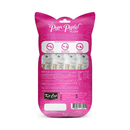 Kit Cat PurrPuree PLUS Pollo (4x15g) - Urinary Care